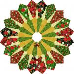 Dresden Tree Skirt (Blooming Holidays)